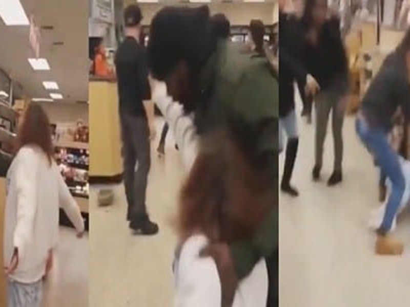 اضغط لمشاهدة الفيديو: مشادة كلامية تنتهي باعتداء فتاتين بطريقة وحشية على امرأة!